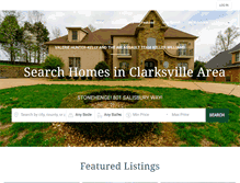 Tablet Screenshot of clarksville-ftcampbell-homes.com